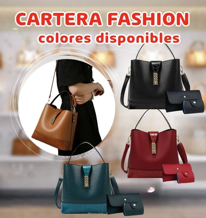 CARTERA FASHION X 3 PIEZAS
