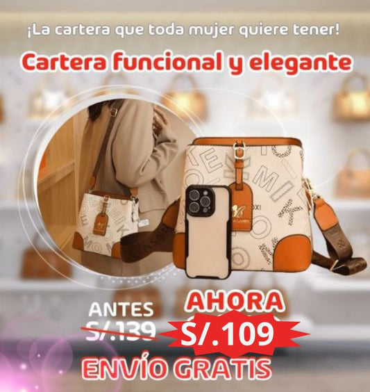 CARTERA GLAMUR DE ALTA GAMA