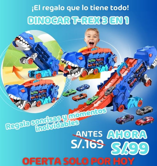DINOCAR T-REX 3 EN 1