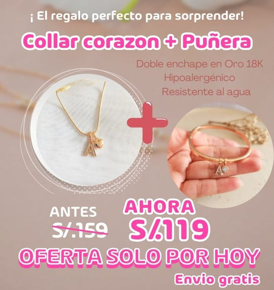 COLLAR CORAZON+PUÑERA